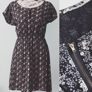 Ann & New Floral Black/White Dress